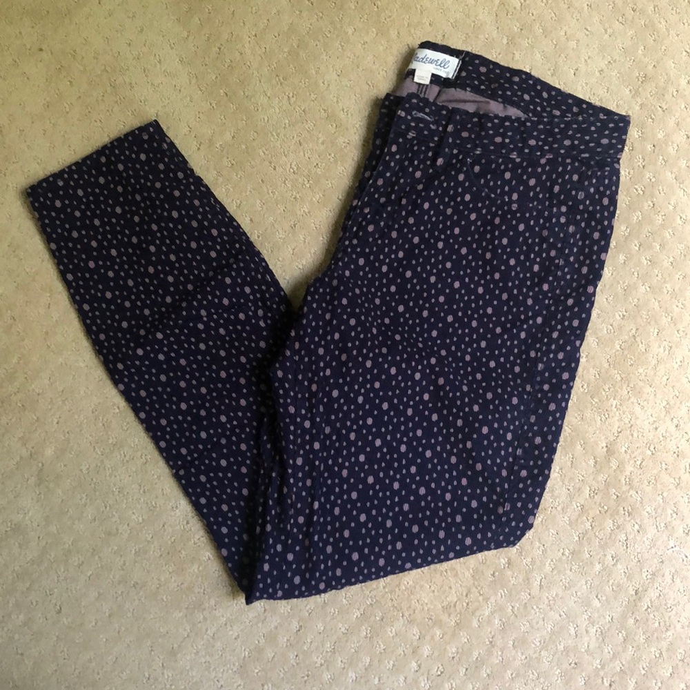 Madewell dot corduroy pants